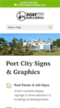 Mobile Screenshot of portcitysigns.com